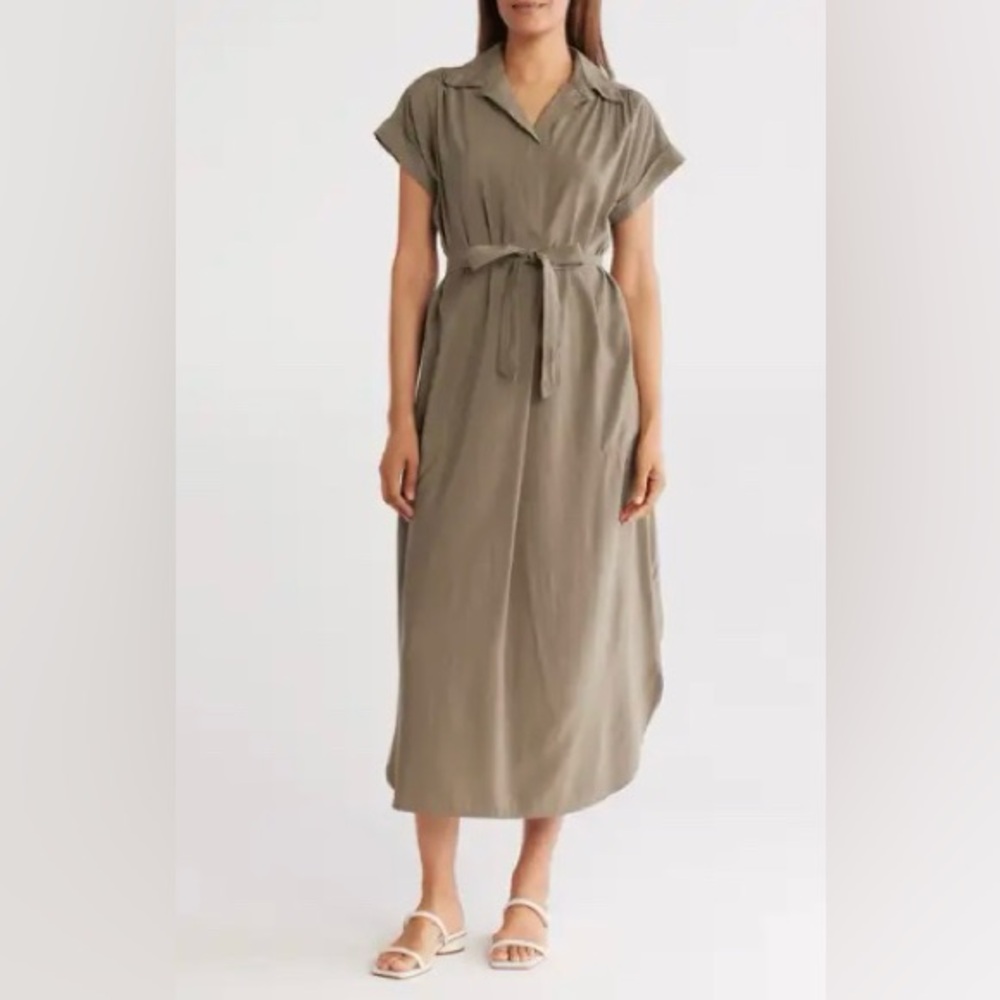 Max Studio maxi shirt dress